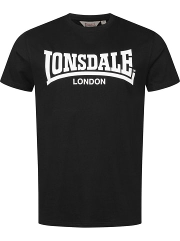 Lonsdale T-Shirt "Fulwood T-Shirt Normale Passform" in Schwarz