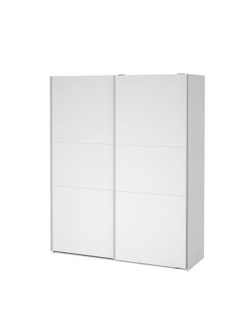 ebuy24 Schiebetürenschrank Como (2-türig) Weiß 179 x 67 cm