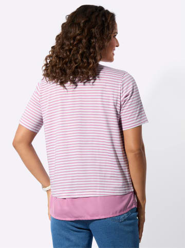 WITT WEIDEN Ringelshirt in orchidee-ecru-geringelt