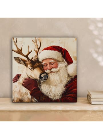 MuchoWow Leinwand Bilder Rotbraun