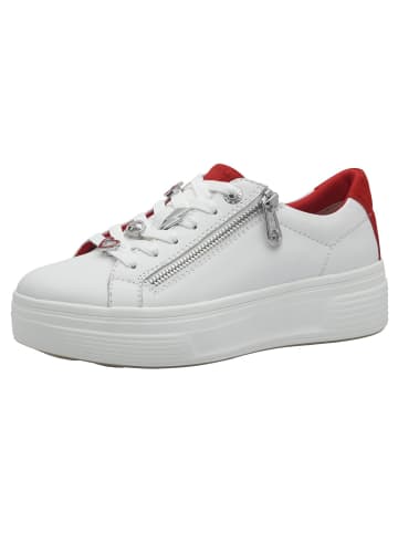 Tamaris COMFORT Sneaker in WHITE/RED