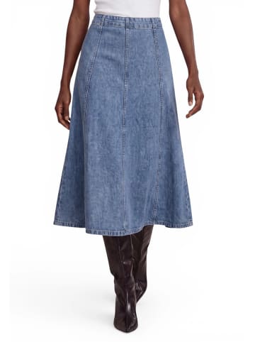 Zero  Jeansrock mit Reißverschlusssrock mit Reißverschluss in Middle Blue Denim