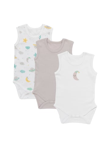 Schlummersack Bio Baby-Bodys ärmellos 3er-Pack in Grün