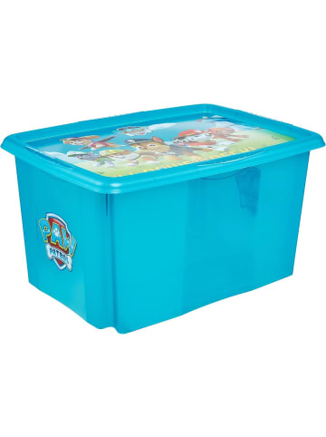 keeeper Paw Patrol Aufbewahrungsbox mit Deckel 45 l fresh Blue Transparent stapelbar