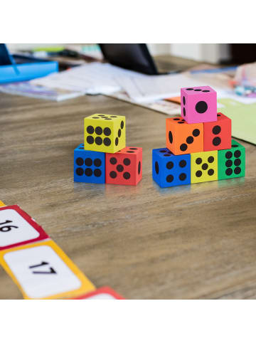 relaxdays 144 x Flüsterwürfel in Bunt - (B)4 x (H)4 x (T)4 cm