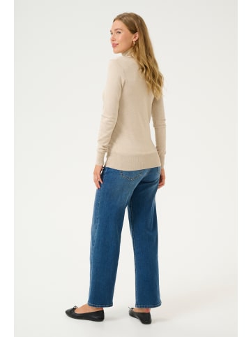 Kaffe Rollkragen Astrid Slim fit in Feather Gray Melange