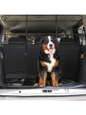 relaxdays Hundegitter Auto in Schwarz