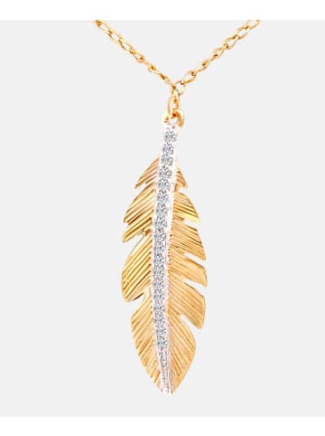 Diamant L'éternel Halskette aus 375 Gelbgold mit Diamant