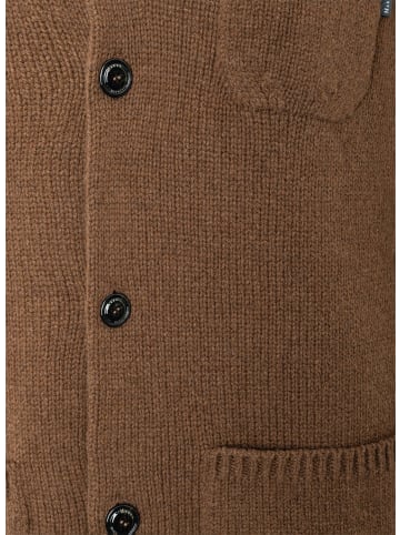 März Strickjacke Knopf 1/1 Arm in Braun