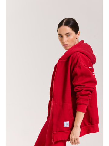 Onamaste Kapuzensweatshirt Flow in Rot