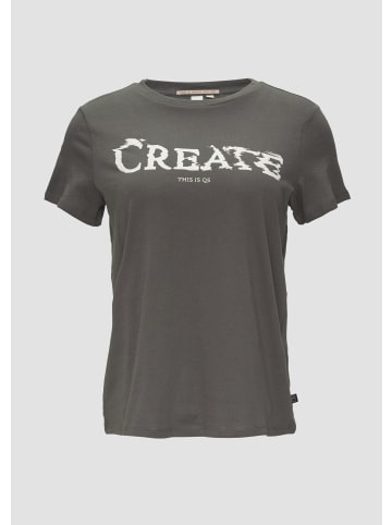 QS T-Shirt in 96D1_anthrazit