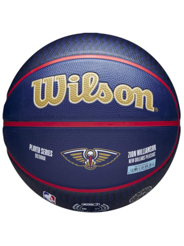 Wilson Wilson NBA Player Icon Zion Williamson Outdoor Ball in Dunkelblau