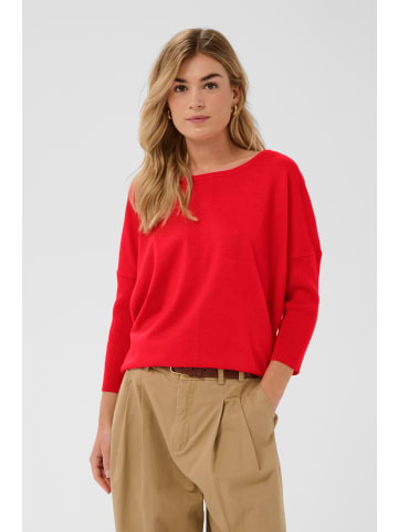 SAINT TROPEZ Strickpullover A2561, Casual fit in Valiant Poppy