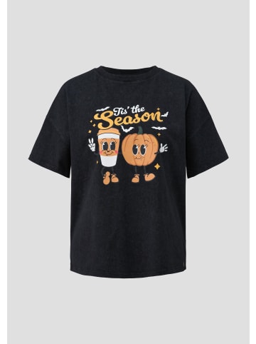QS T-Shirt in 99D2_schwarz