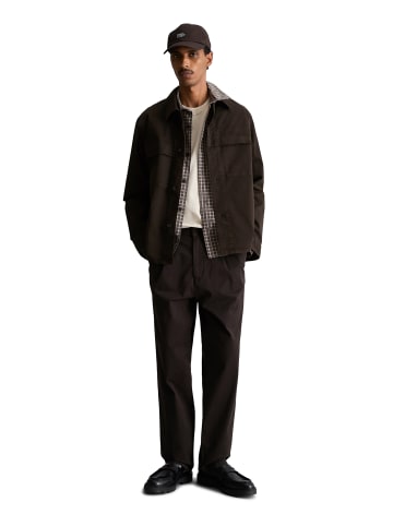 Marc O'Polo DENIM Overshirt in Chocolate Brown