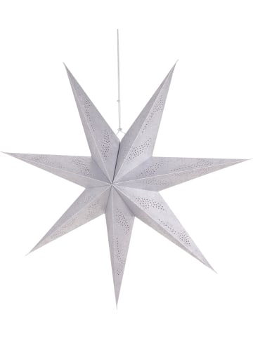 Home&Styling Collection Papierstern, 7-zackig in Silbern, (B) 15 x (H) 60 x (L) 60 cm