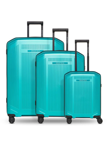 Smartbox Edition 02 4 Rollen Kofferset 3-teilig in teal metallic