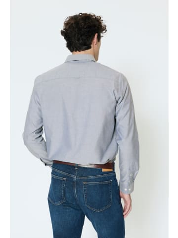 Matinique Langarm - Hemd MAtrostol Gerade Passform in Pageant Blue