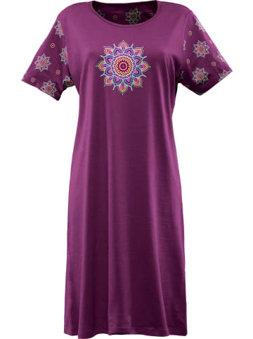 Erwin Müller Single-Jersey Nachthemd in beere