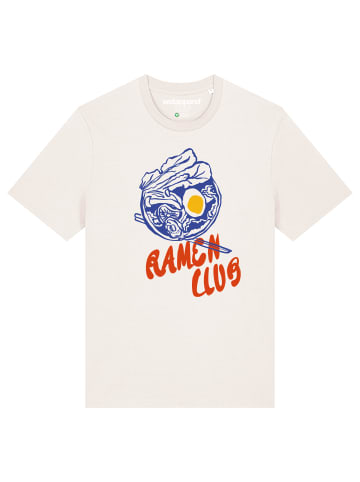 wat? Apparel T-Shirt Ramen Club in Off White