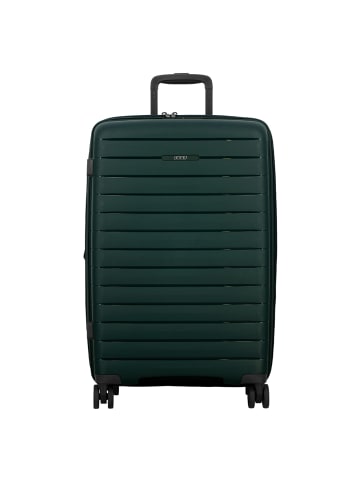 Jump Striper 4 Rollen Trolley 68 cm mit Dehnfalte in dark green