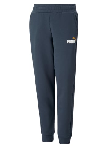 Puma Jogginghose Ess+ 2 Col Logo Pants FL CL B in blau