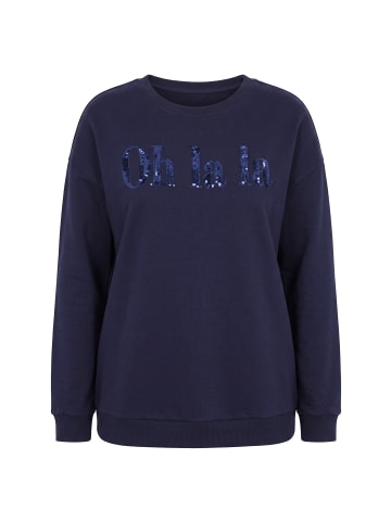 MIAMODA Sweatshirt in dunkles marine