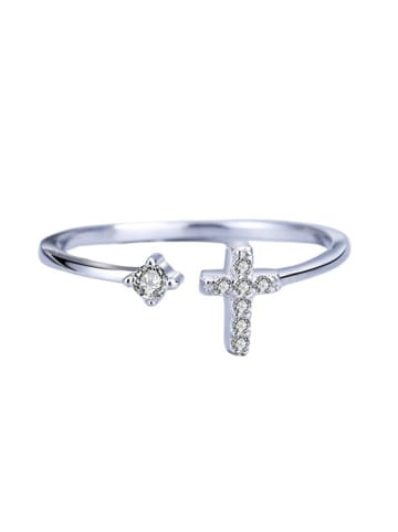 collezione alessandro Ring " Faith " in silbern