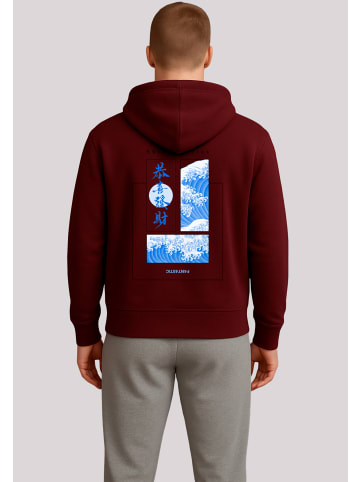 F4NT4STIC Hoodie Shibui Series Japan Streetstyle in maroon