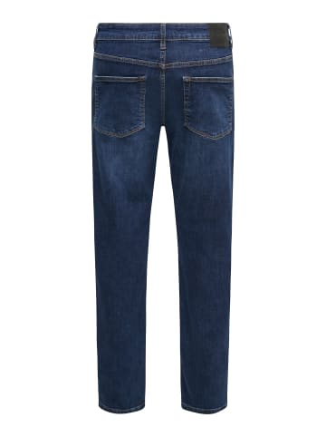 ONLY & SONS Normal geschnitten jeans in Dark Blue Denim