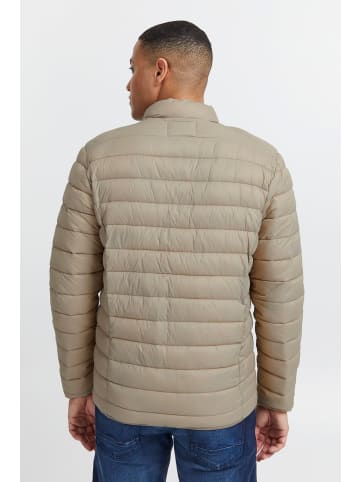 BLEND Leichte Steppjacke Wattierte Basic Übergangsjacke ohne Kapuze in Beige