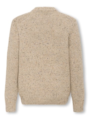 ONLY & SONS Junior Strickpullover in Chinchilla