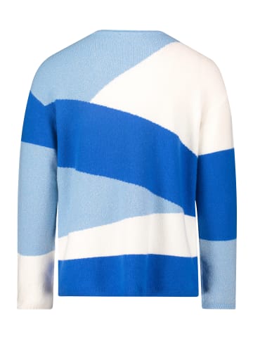 Betty Barclay Feinstrickpullover mit Color Blocking in Patch Blue/Light Blue