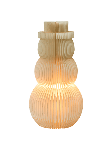 Beliani Dekoleuchte BANGA in Beige - (W) 26 x (H) 51 x (L) 26 cm