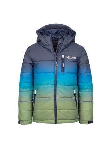 Trollkids Ski-/Snowboardjacke Hemsedal in navy/moss
