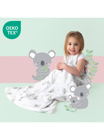 Schlummersack Babyschlafsack, 1.0 TOG in Rosa-Weiß