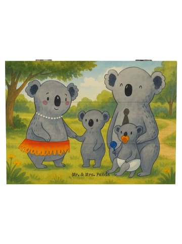 Mr. & Mrs. Panda Schatulle Koala Familie Design ohne Spruch in Weiß