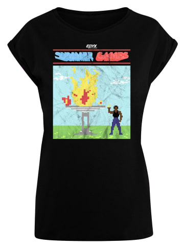 F4NT4STIC T-Shirt Retro Gaming Summer Games in schwarz