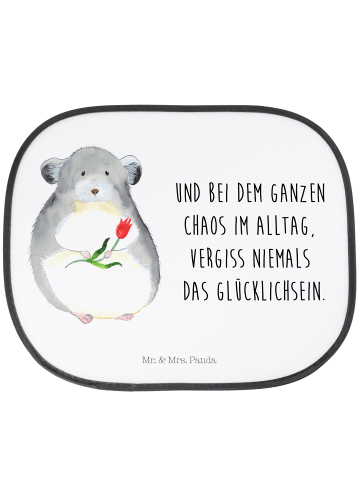 Mr. & Mrs. Panda Fenster Sonnenschutz Auto Chinchilla Blume mit ... in Weiß