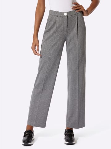 creation L Modal-Mix-Hose in grau-anthrazit-gemustert