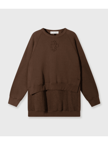 10Days A-Symmetrischer Sweater in Dark Truff