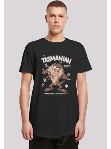 F4NT4STIC T-Shirt Looney Tunes Vintage Tasmanian Devil Taz in schwarz