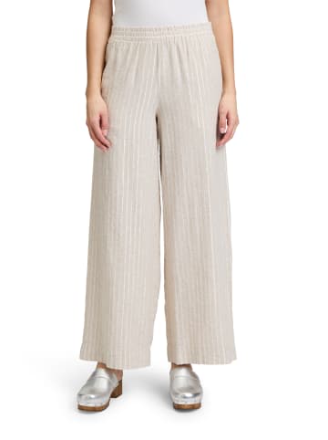 CARTOON Nadelstreifenhose mit Taschen in Nature/Silver