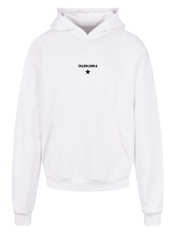 F4NT4STIC Ultra Heavy Hoodie 3D PINK RING in weiß