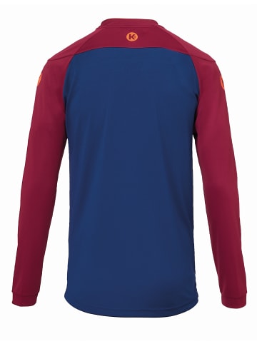 Kempa Longsleeve PRIME LANGARMSHIRT in deep blau/deep rot