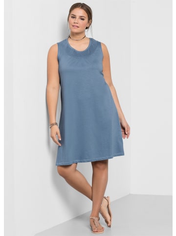 sheego Jerseykleid in bleu