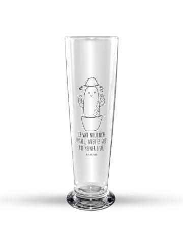 Mr. & Mrs. Panda Willybecher Kaktus Hut mit Spruch in Transparent