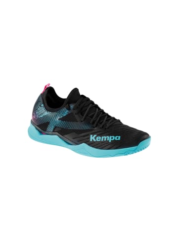 Kempa Hallen-Sport-Schuhe WING LITE 2.0 BACK2COLOUR in schwarz/aqua