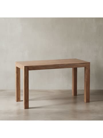 KADIMA DESIGN Esstisch Massivholz Akazie, Handgefertigt, Holztisch, Wohnküche in Beige
