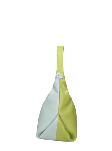 Chiara Ferretti Schultertasche in GREEN AND LIGHT BLUE